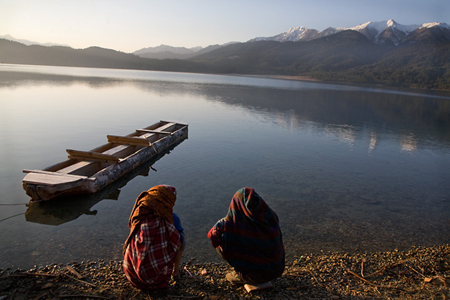 Two Women at Rara Lake - Photo by Kiran Ambwani