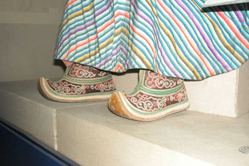 Set of Mongolian Boots with description